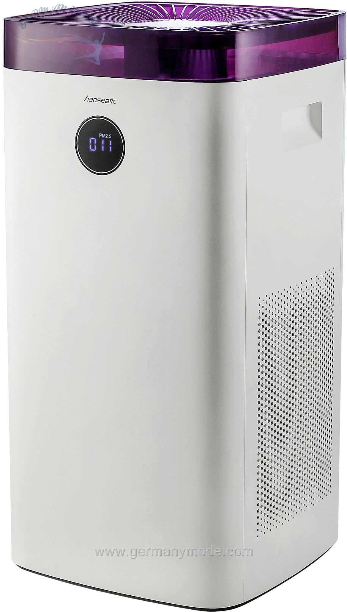 دستگاه تصفیه هوا هانسیاتیک آلمان Hanseatic Luftreiniger HAP55055WKC- für 60 m² Räume