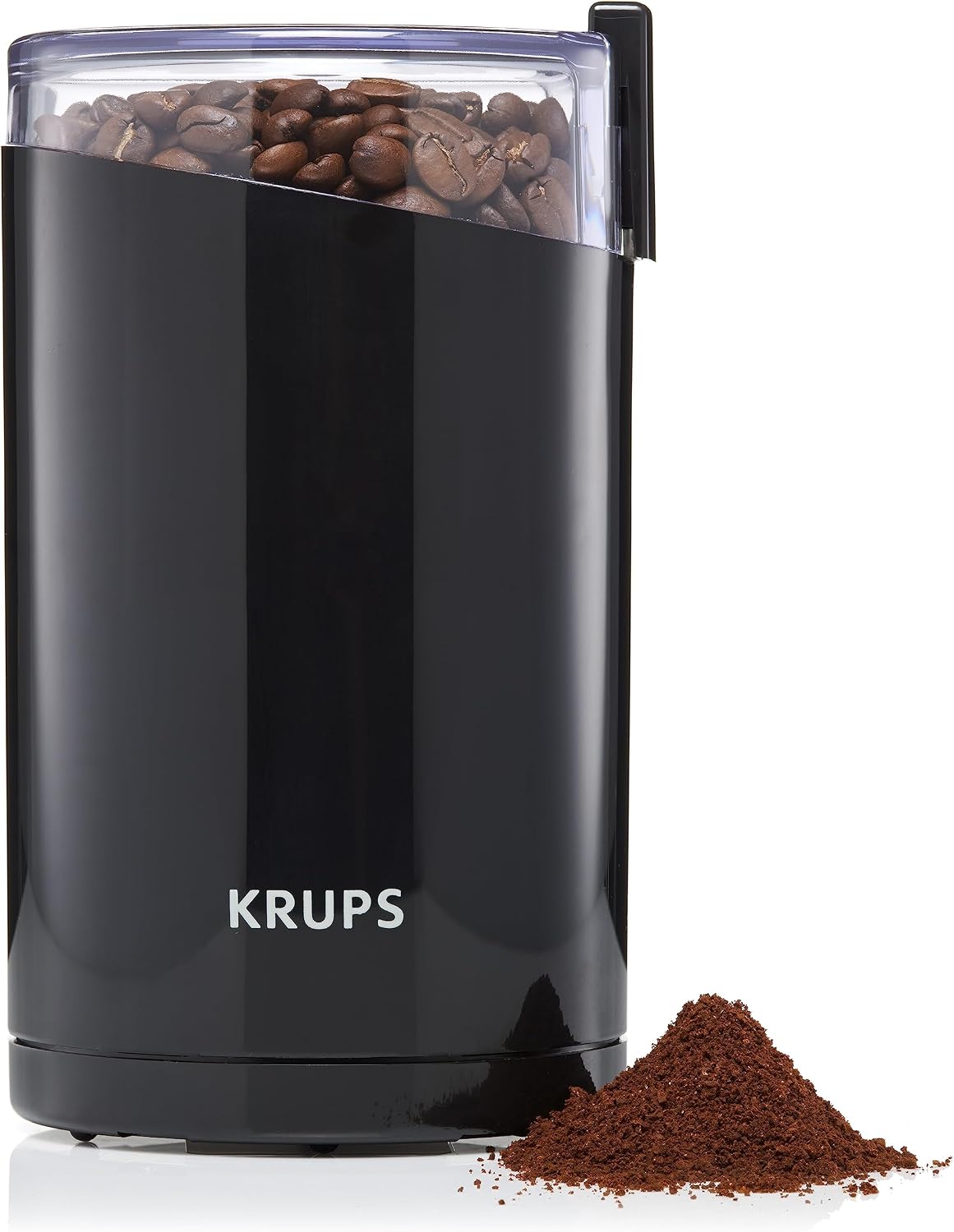 آسیاب قهوه و ادویه کروپس آلمان Krups F203 موتور قدرتمند، درجه آسیاب قابل تنظیم، ظرفیت 75 گرم، تیغه استیل ضد زنگ