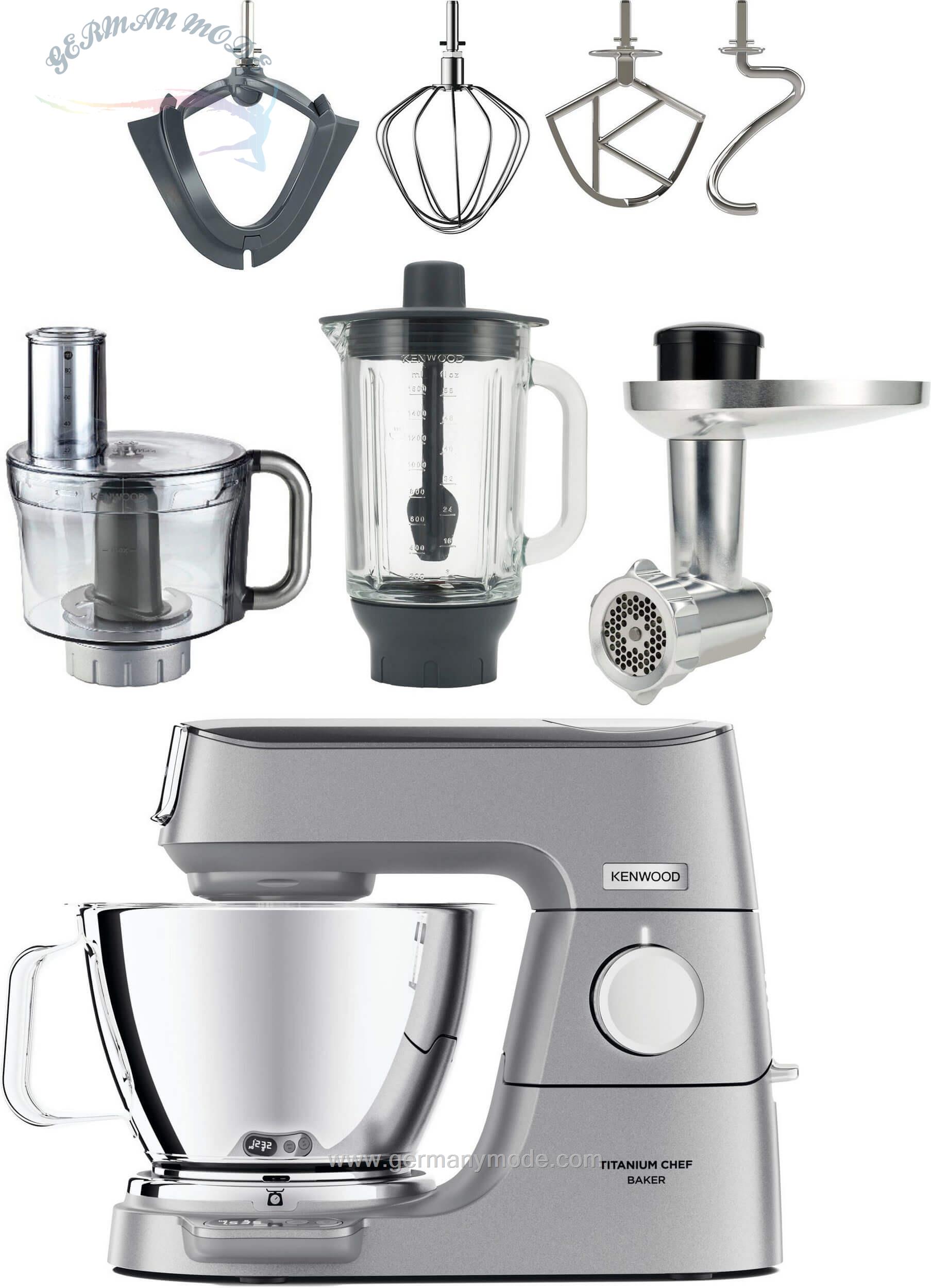 غذا ساز همه کاره کنوود انگلستان KENWOOD Küchenmaschine Titanium Chef Baker KVC85-594SI