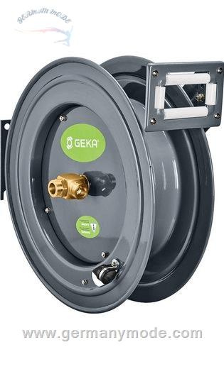 قرقره شیلنگ جمع کن دیواری بدون شیلنگ گکا Geka plus Schlauchaufroller PA20 Stahl pulverbeschichtet für 20m 3/4
