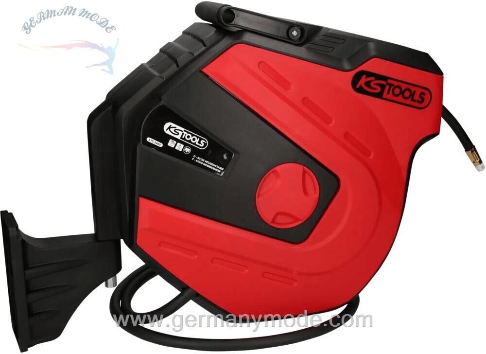 قرقره شیلنگ جمع کن دیواری و شیلنگ 15 متری کی اس KS Tools 515.3440