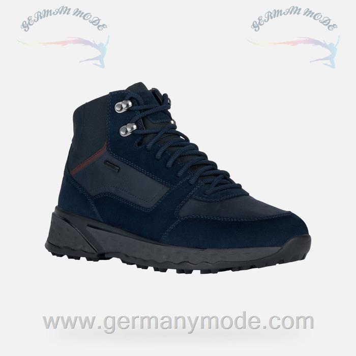 نیم بوت ضد آب مردانه جی اوکس ایتالیا GEOX WASSERDICHTE SCHUHE Sterrato Abx Herr Marineblau