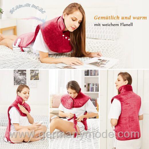 گرمکن گردن شانه کمر میاکوکو Mia Coco Heizkissen für Rücken Schulter Nacken Rot