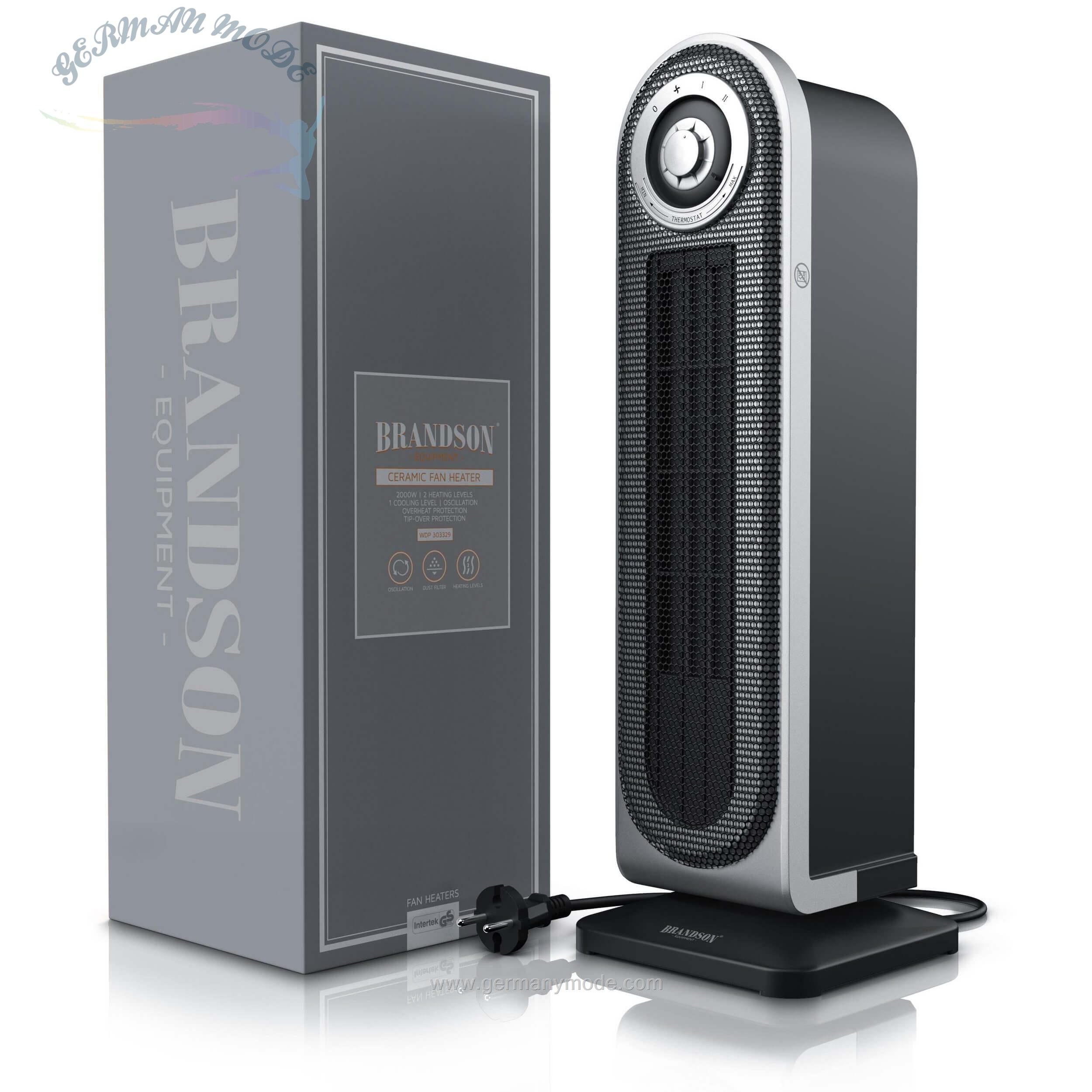 بخاری برقی فن هیتر سرامیکی برندسون Brandson Keramikheizlüfter- 2000 W-Keramik Heizlüfter