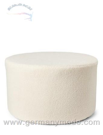 پاف گرد اسنزا هلند ESSENZA Teddy Vanilla Samthocker 60 x 37 cm