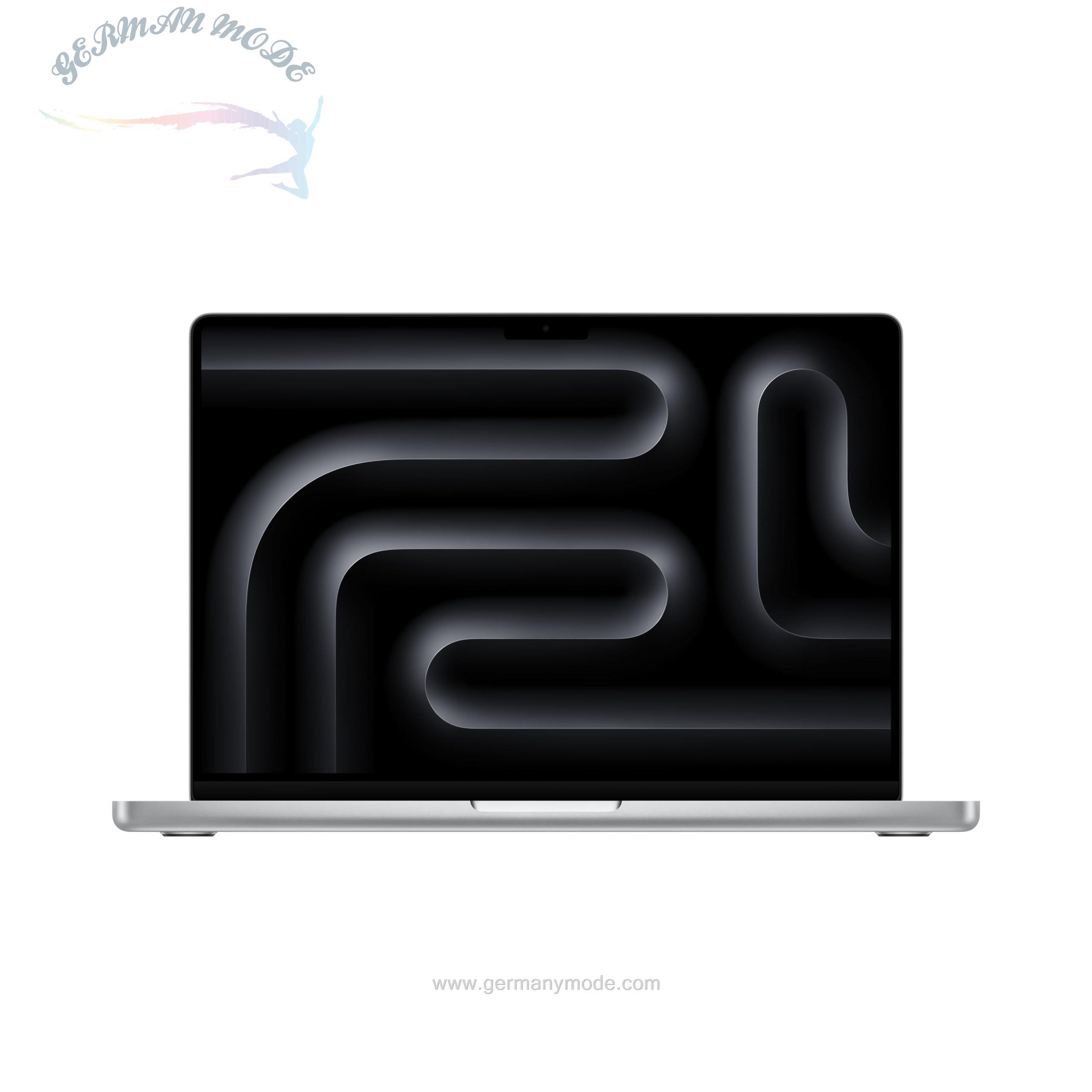 لپ تاپ 14.2 اینچی مک بوک پرو اپل اورجینال Apple 2023 MacBook Pro Laptop M3 با پردازنده 8 هسته ای، پردازنده گرافیکی 10 هسته ای: صفحه نمایش 14.2 اینچی Liquid Retina XDR، 8 گیگابایت رم مشترک، 512 گیگابایت حافظه SSD. با iPhone/iPad