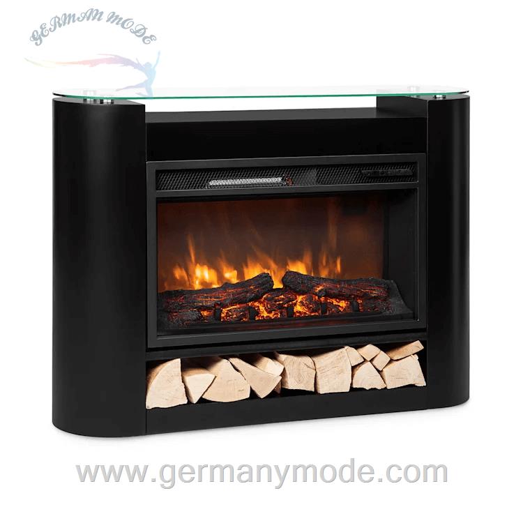 شومینه برقی کلارشتاین آلمان Klarstein Studio 10 Arc Elektrokamin Elektrischer Kamin Schwarz 1800 watt