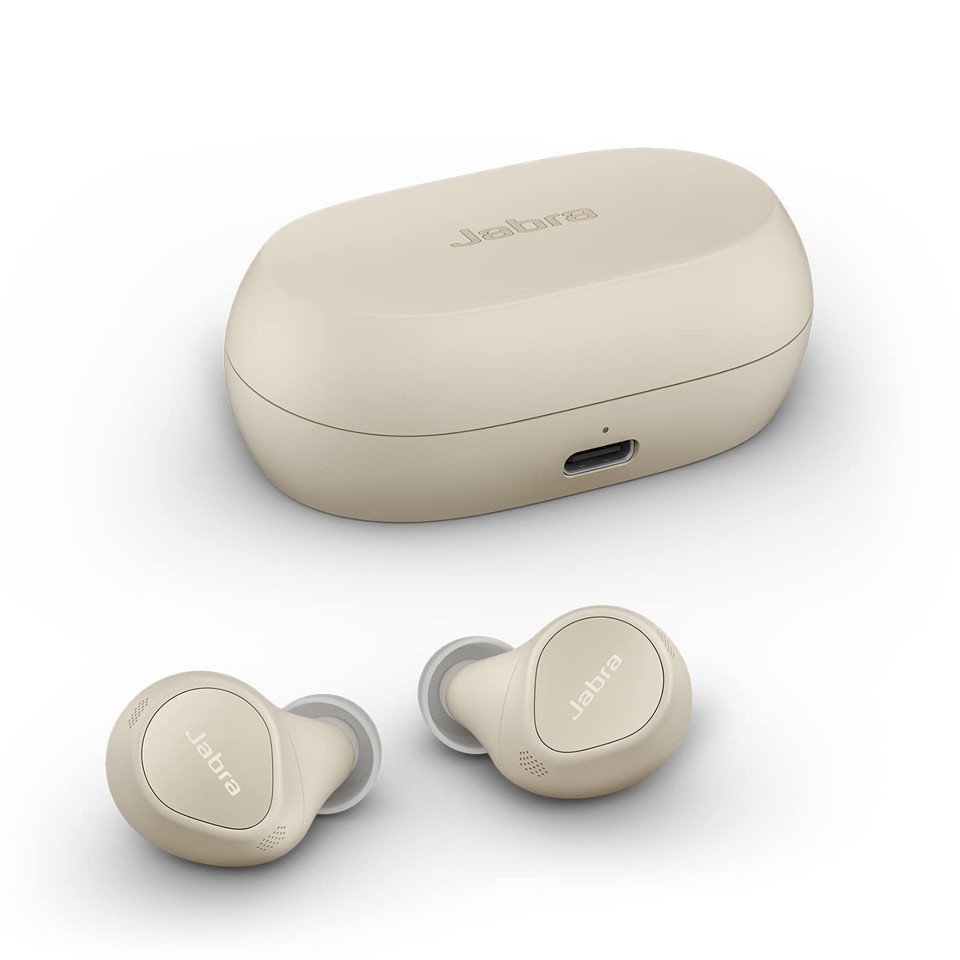 خرید از آمازون - هدفون‌های بلوتوثی Jabra Elite 7 Pro In Ear - هدفون بی‌سیم واقعی در طراحی فشرده با قابلیت حذف نویز فعال قابل تنظیم و صدای چند سنسوری Jabra برای تماس‌های واضح - بژ طلایی