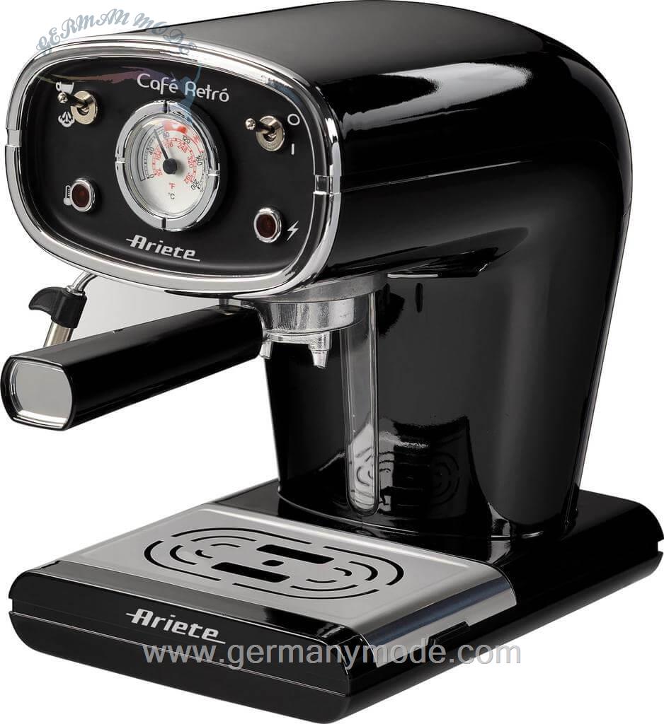 اسپرسو ساز پورتافیلتر آریته ایتالیا Ariete Cafè Retro 1388 1388-11 schwarz