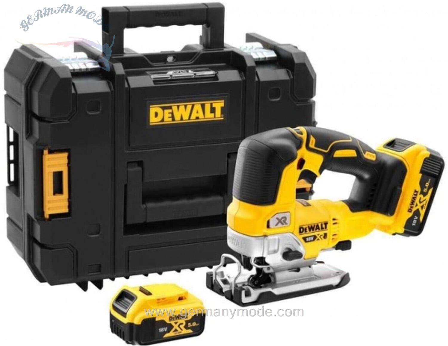 اره منبت کاری اره مویی شارژی دیوالت آمریکا DeWalt Akku-Pendelhub-Stichsäge DCS334P2
