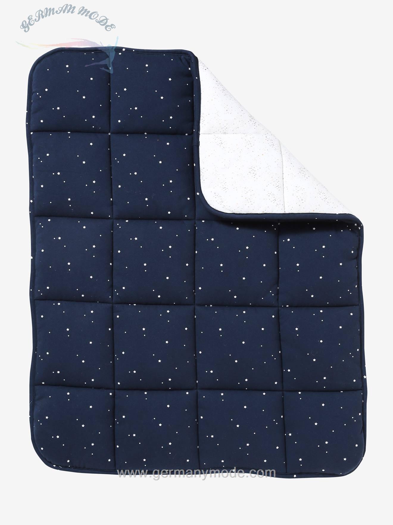 تشک پارک بازی کودک ورت فرانسه Vertbaudet Baby Spieldecke, Laufgitter-Unterlage - marine/weiß polarstern