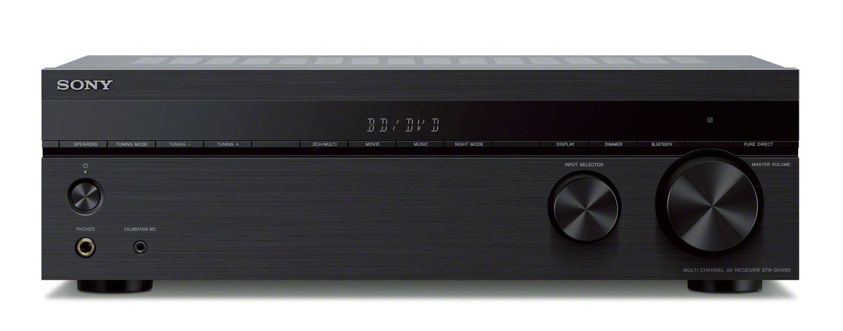 خرید از آمازون - Sony Strdh590 Ricevitore Av Bluetooth, Black SONY STR-DH590 RECEPTOR AV DE CINE EN CASA 5.1CH 145W COMPATIBLE UHD 4K HDR CONECTIVIDAD BLUETOOTH AUDIO HI-RES