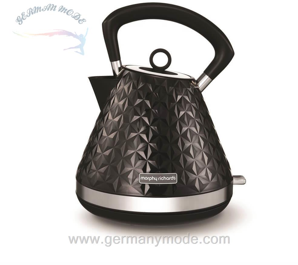 کتری برقی مورفی ریچاردز انگلستانMorphy Richards Vector Pyramid Kettle Black -108131