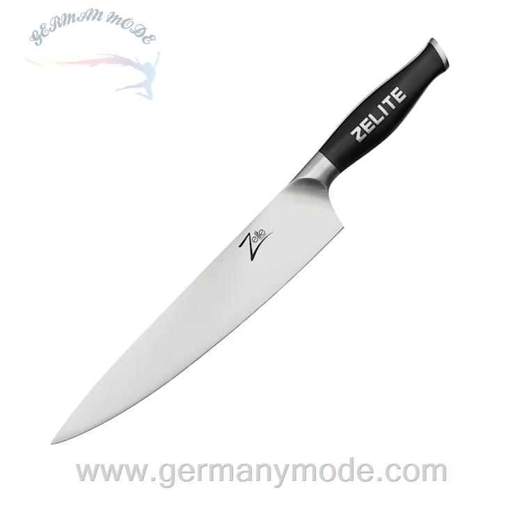 چاقو آشپزخانه 38.7 سانتیمتری کلارشتاین آلمان Klarstein Comfort Pro Serie 10 Chefmesser Messer Schwarz