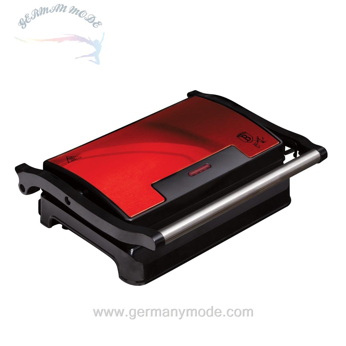 گریل باربیکیو برلینگر هاوس مجارستان BERLINGER HAUS ELECTRIC GRILL BH/9349 BURGUNDY COLLECTION