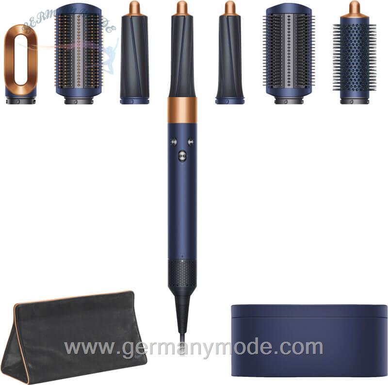 سشوار برس دار چرخشی چند منظوره دایسون انگلستان Dyson Airwrap Multi-Haarstyler Complete Nachtblau/Kupfer
