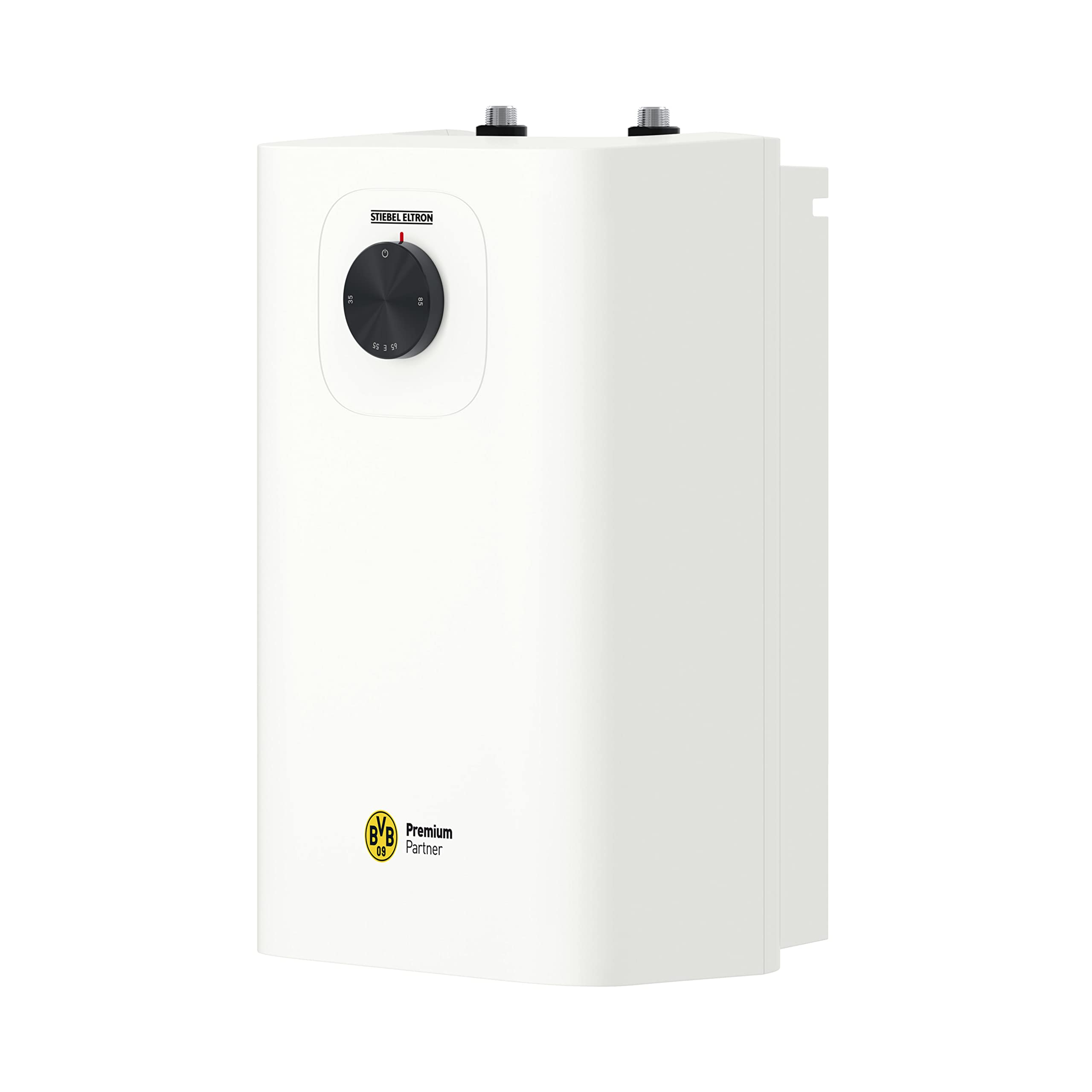 خرید از آمازون - نسخه محدود BVB: مخزن ذخیره کوچک STIEBEL ELTRON SNU 5 Plus، بسیار فشرده، ضد چکه، عملکرد ترموستاپ، دیگ زیر سینک 5 لیتری فشار کم با دوشاخه، 2 کیلو وات، 206694 5 لیتر، 2 کیلو وات، زیر سینک BVB نسخه بدون سینک نصب مخزن ذخیره سازی کوچک 2023
