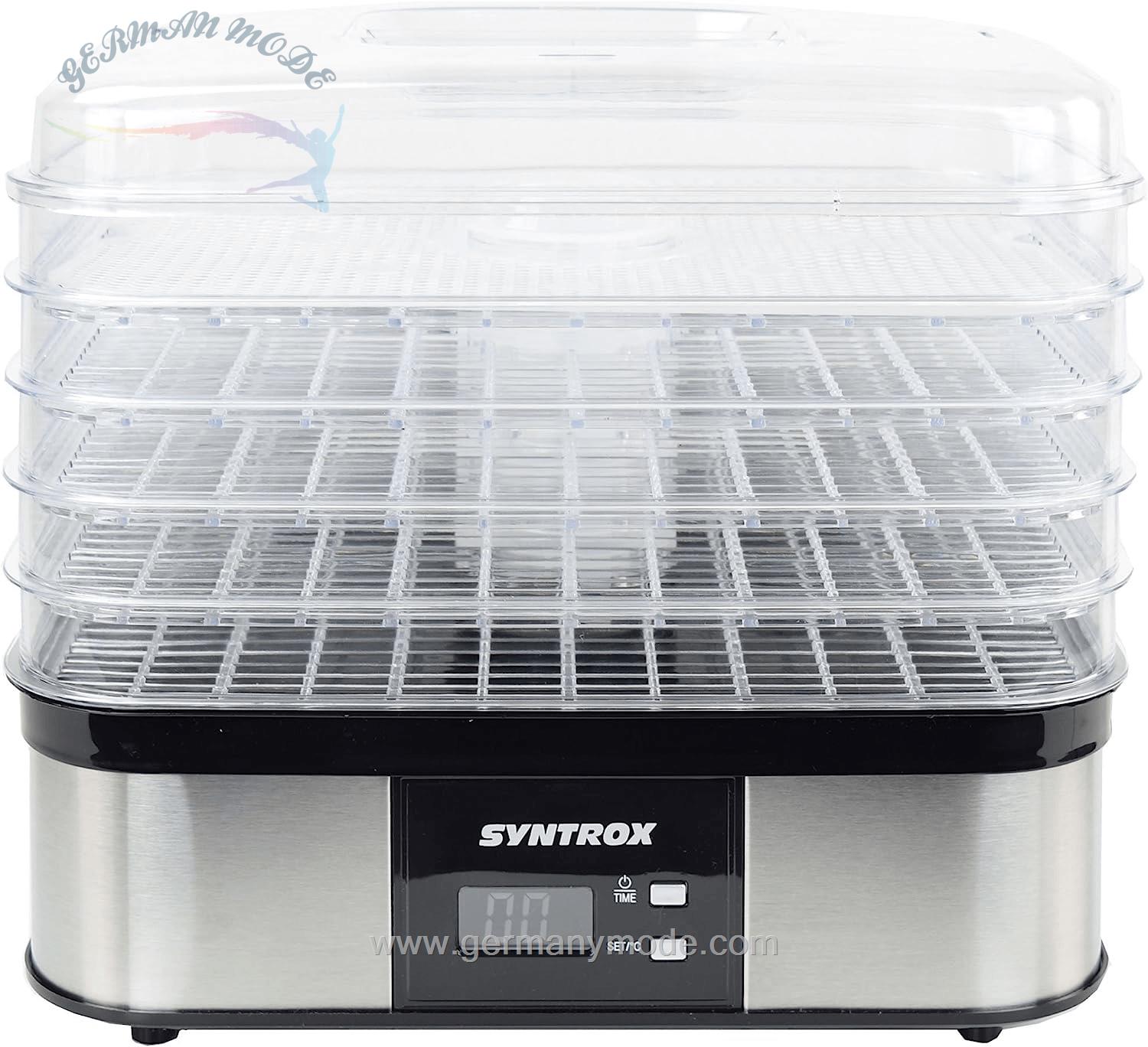 خشک کن میوه سینتروکس آلمان Syntrox Germany Chef Cooker DA 350W 5 Inox
