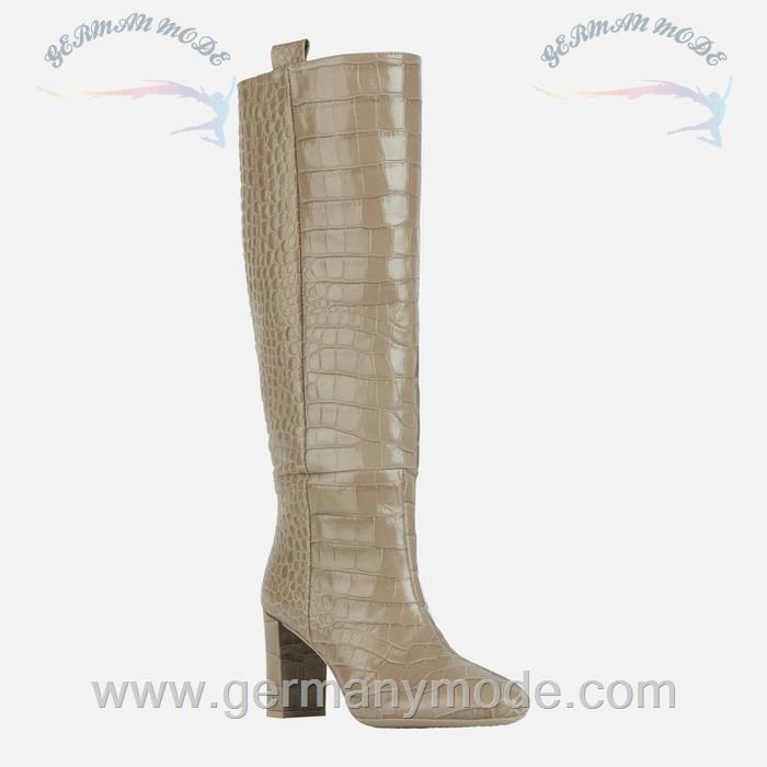 بوت زنانه جی اوکس ایتالیا GEOX HOHE STIEFEL MIT ABSATZ Pheby 80 Dame Beige