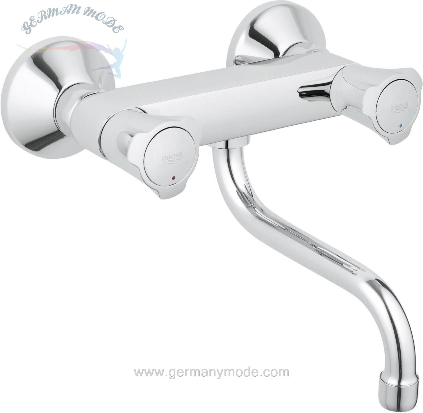 شیر ظرفشویی دیواری گروهه آلمان GROHE Costa Chrom Hochdruck 31187001