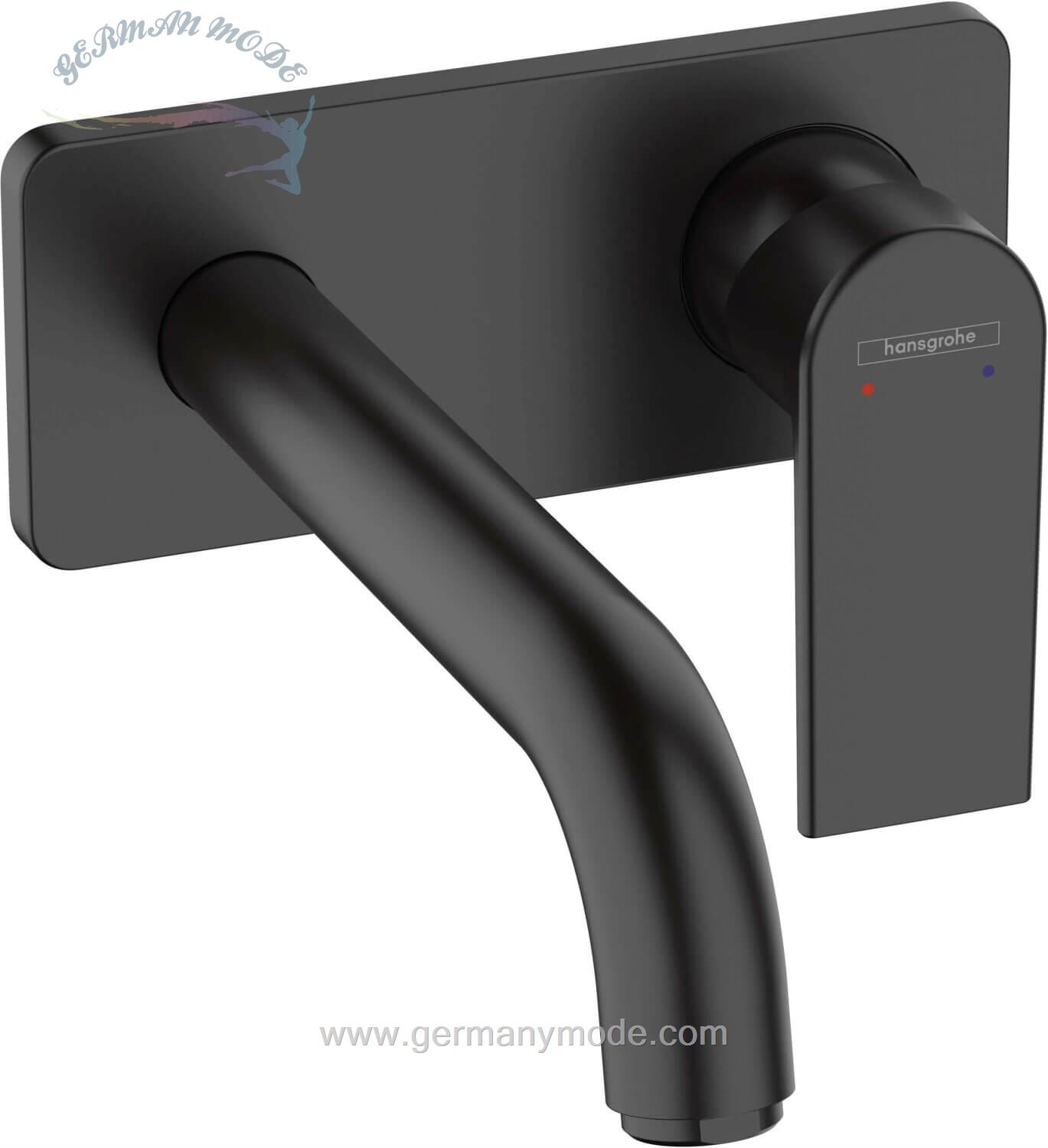 شیر مخلوط روشویی توکار هانس گروهه آلمان Hansgrohe Vernis Shape Unterputz 71578 schwarz matt 71578670