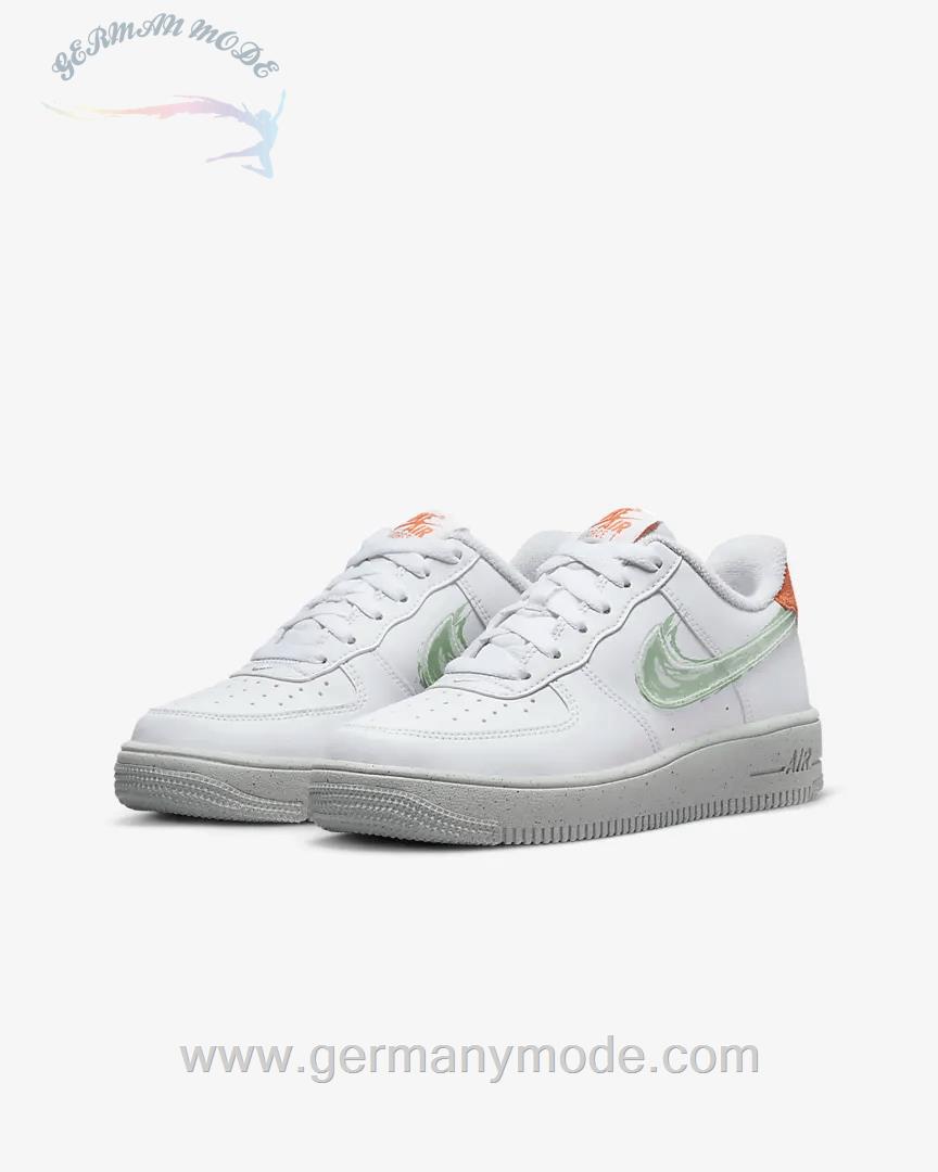 کتانی کلاسیک بچگانه نایک آمریکا Nike Air Force 1 Crater Schuh für ältere Kinder-DX3067-100