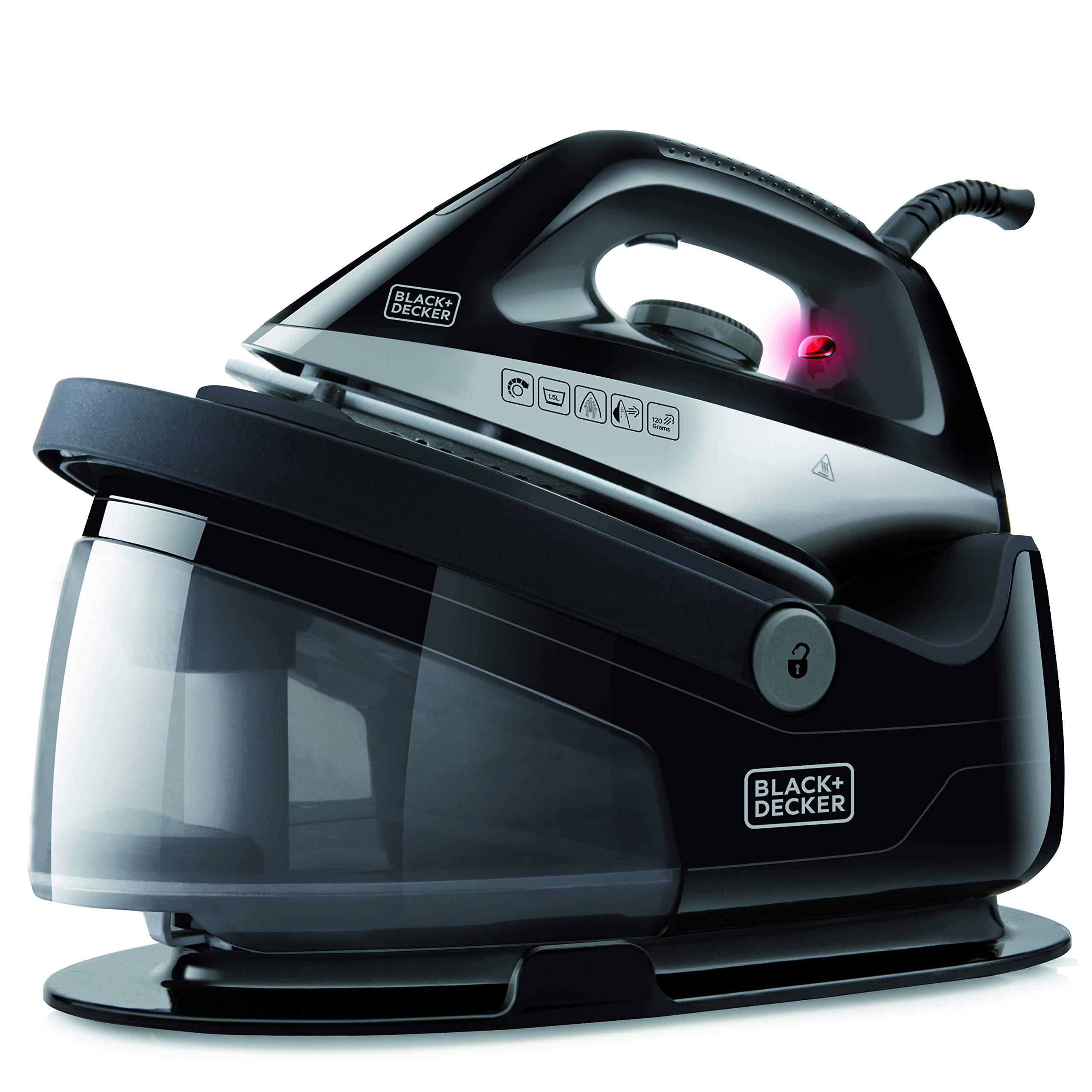 اتو بخار مخزن دار بلک اند دکر آمریکا BLACK+DECKER BXSS2200E – 2200 وات – ظرفیت 1.4 لیتر – کفی سرامیکی