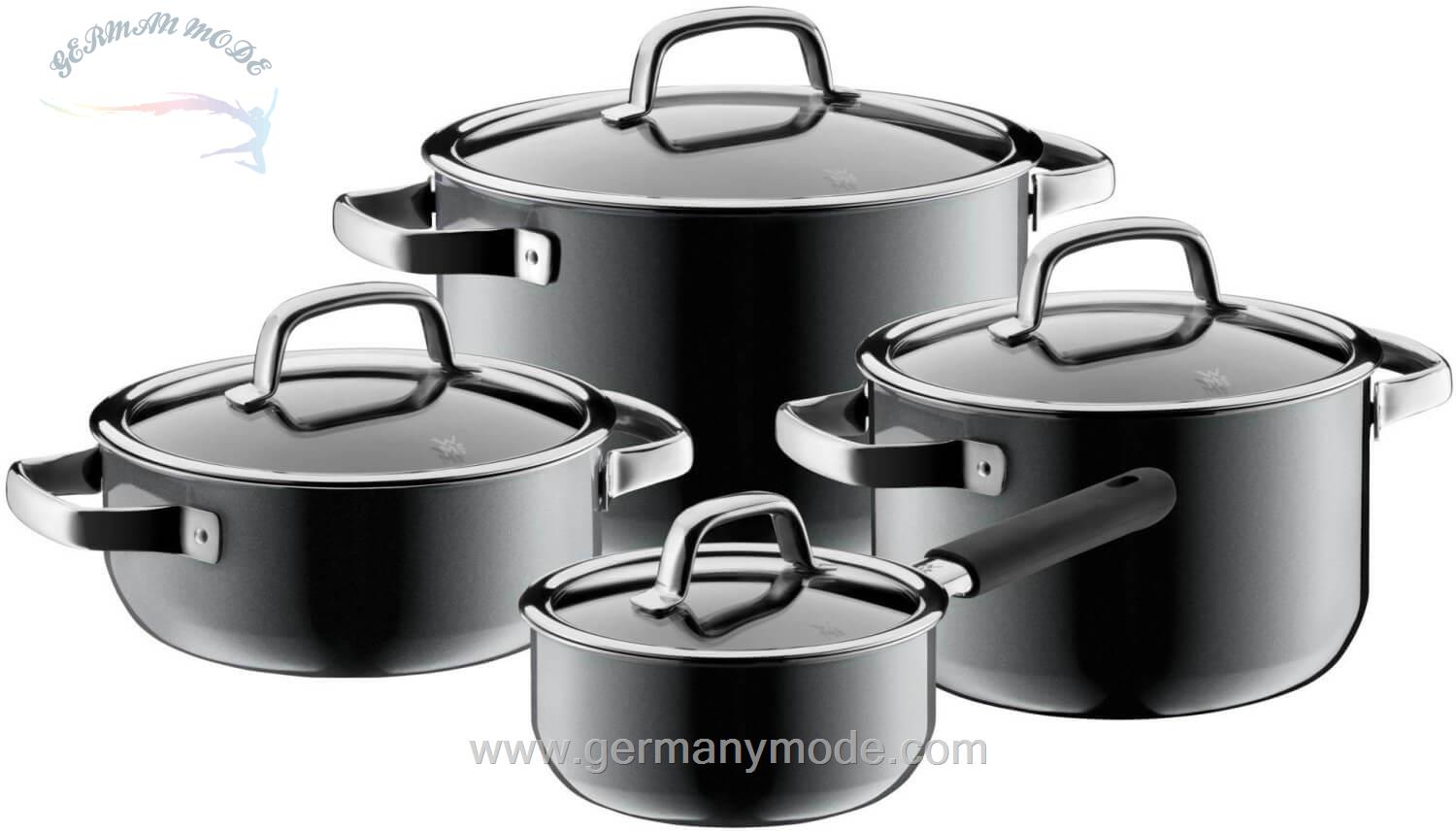 سرویس قابلمه 4 پارچه وی ام اف آلمان WMF FusionTec Kochgeschirr-Set 4-teilig grau