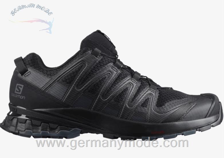 کتانی تریل رانینگ دو کوهستان زنانه سالامون فرانسه SALOMON XA PRO 3D V8 Trailrunning Schuhe Damen Black Phantom Ebony