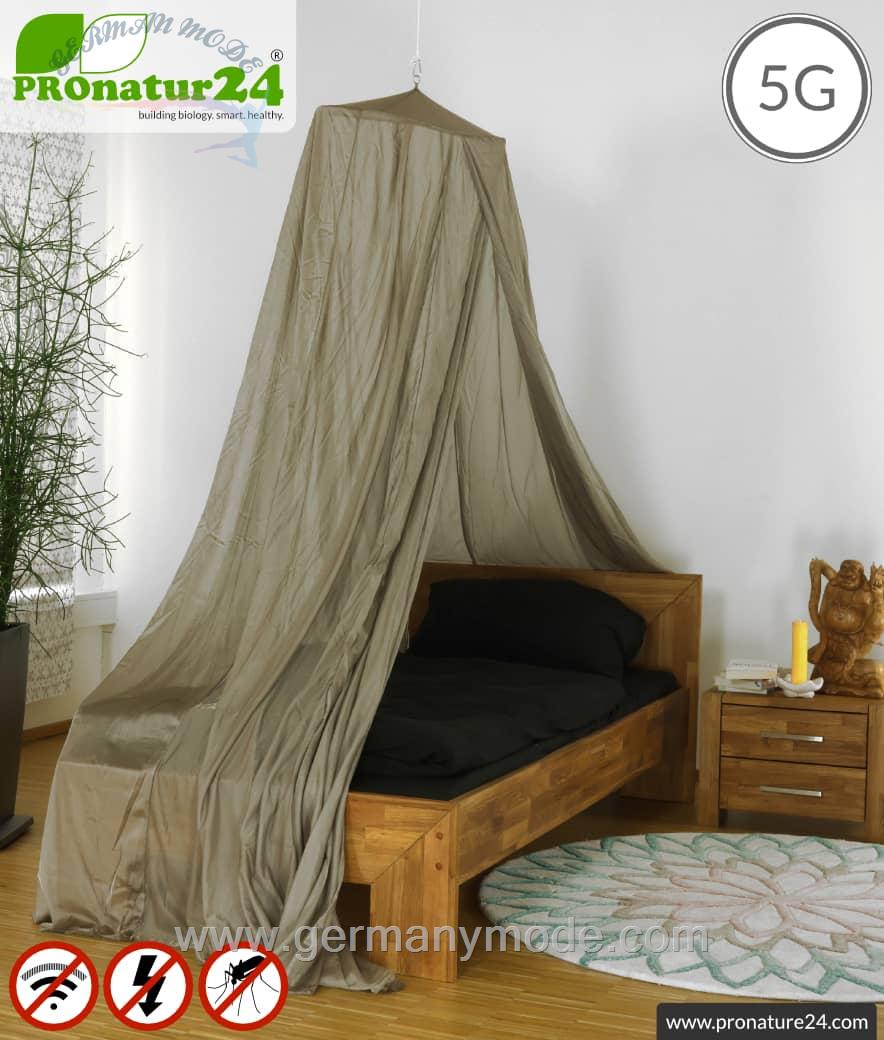 پشه بند ضد امواج الکترومغناطیسی تخت تک نفره پرونیچر المان PROnature Shielding canopy Safecave Budget | SINGLE BED PYRAMID