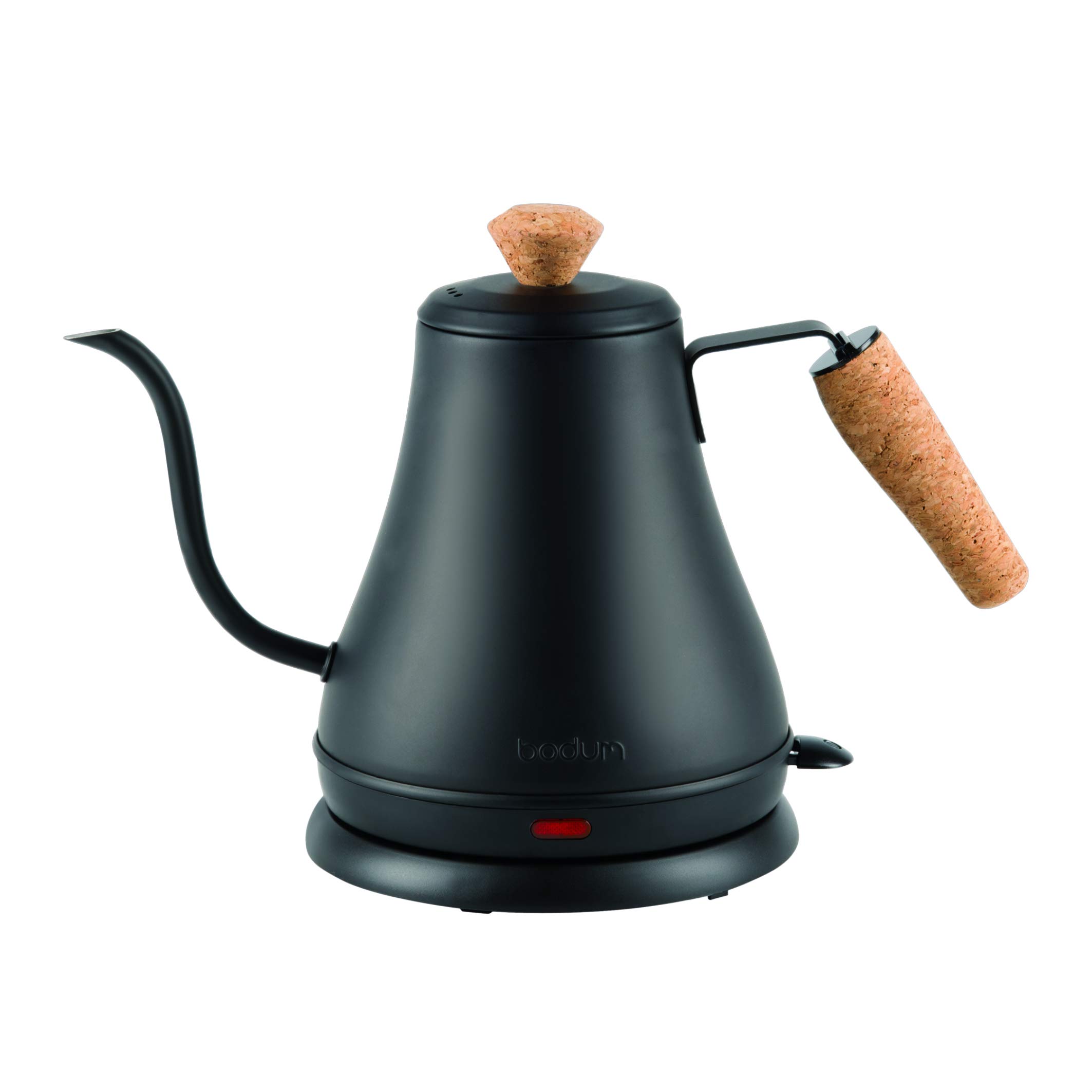 کتری برقی گردن غازی Bodum Melior 11883-259EURO با دهانه بلند، 0.8 لیتر، 1800 وات، مشکی مات