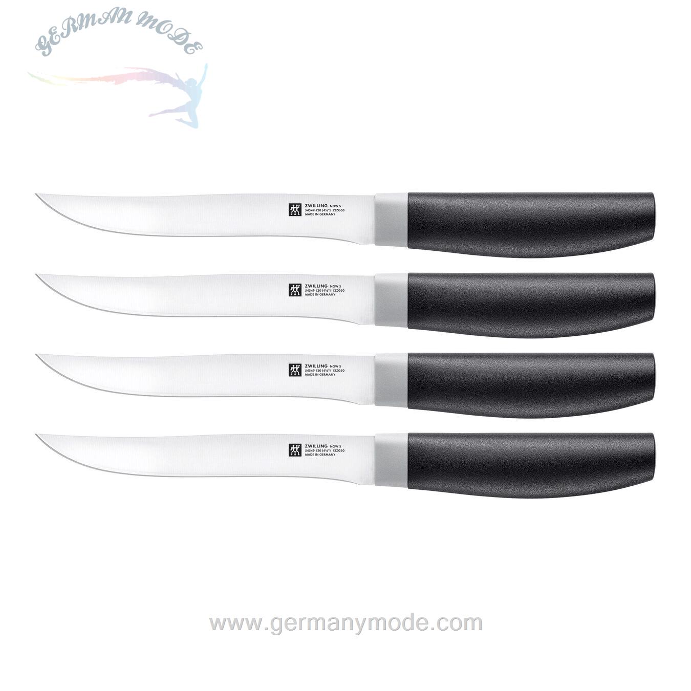 چاقو استیک ۴ عددی زولینگ آلمان ZWILLING NOW S STEAKMESSERSET 4-TLG- SCHWARZ