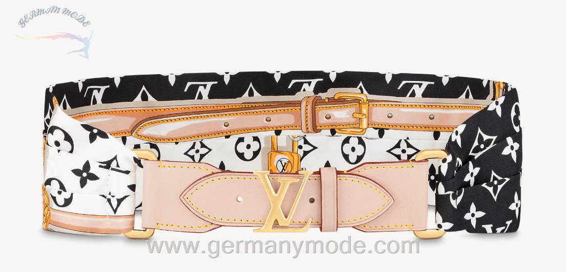 کمربند زنانه لویی ویتون فرانسه LOUIS VUITTON LV SILK GÜRTEL 9 CM M0473V