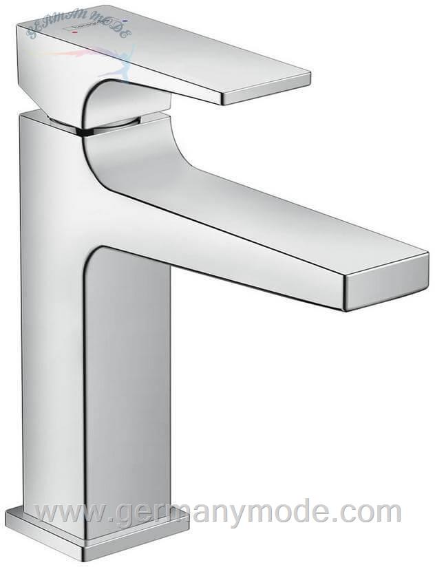 شیر مخلوط روشویی پایه کوتاه هانس گروهه آلمان Hansgrohe Metropol 110 Einhebel Waschtischmischer 135mm mit Push Open Ablaufgarnitur chrom 32507000
