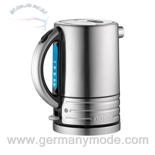 کتری برقی دوالیت انگلستان Dualit Architect Wasserkocher 1.5l edelstahl, schwarz BxHxT