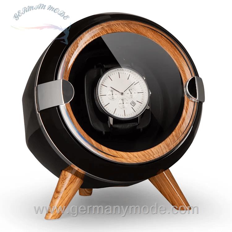 جعبه ساعت مچی و نگهدارنده شارژ اتوماتیک کلارشتاین آلمان Klarstein Sindelfingen Uhrenbeweger Schwarz