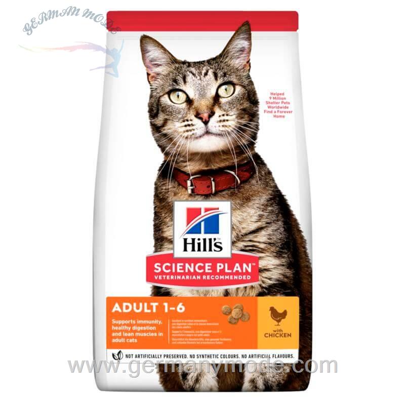 غذا خشک گربه هیل آلمان Hill's Feline Science Plan Adult Huhn 300g