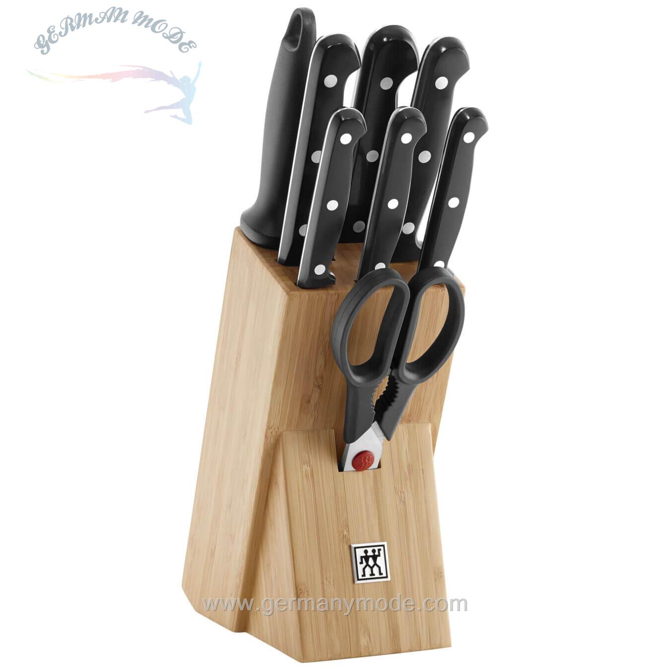 ست چاقو آشپزخانه 9 پارچه زولینگ آلمان ZWILLING TWIN® CHEF 2 Messerblock 9-teilig 9-tlg natur