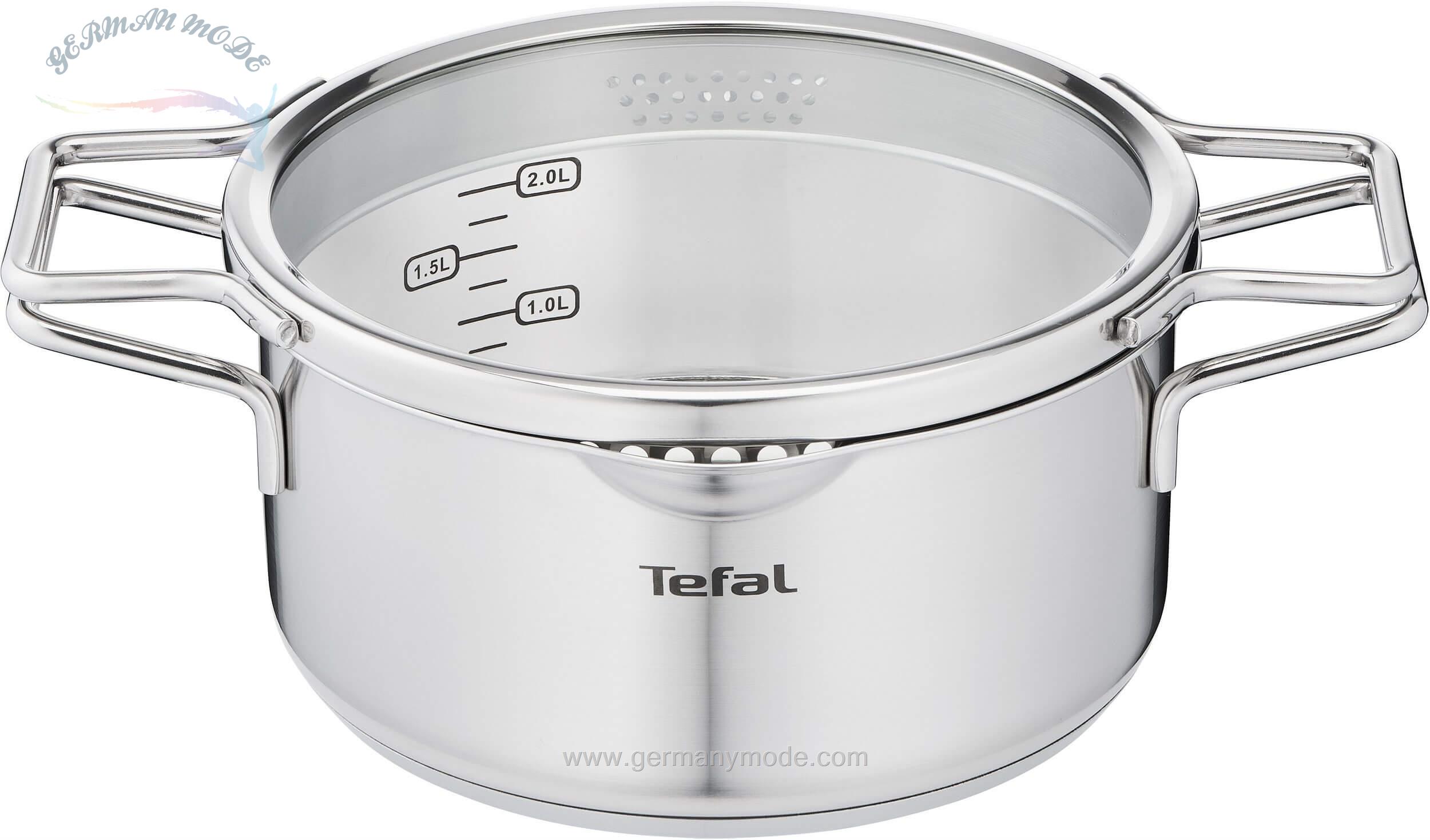 قابلمه 20 سانت تفال فرانسه Tefal Nordica Kochtopf 20 cm (H8524435)