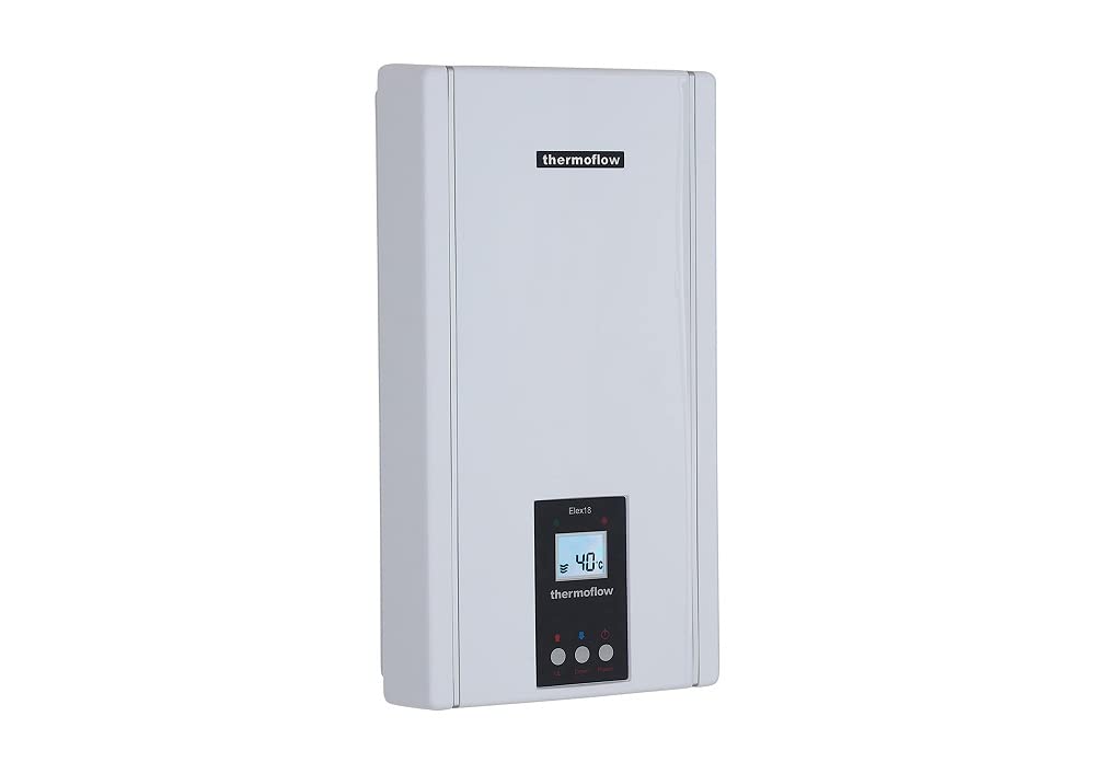 خرید از آمازون - آبگرمکن لحظه ای 18 کیلو وات آبگرمکن الکترونیکی ELEX18 دیگ ترموفلو 18 کیلووات تک