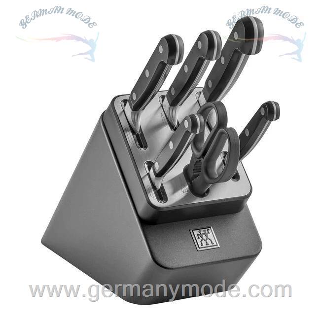 ست 7 پارچه چاقو آشپزخانه زولینگ آلمان zwilling Selbstschärfender Messerblock 7-tlg, Anthrazit