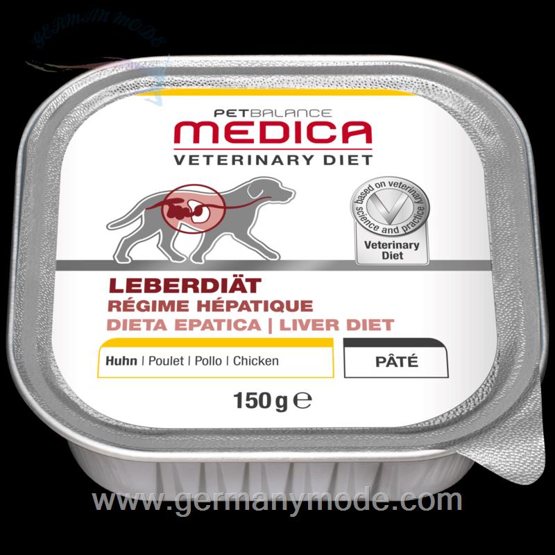 غذا مرطوب سگ با رژیم غذایی کبدی مدیکا آلمان PetBalance Medica Leberdiät 11x150g Huhn