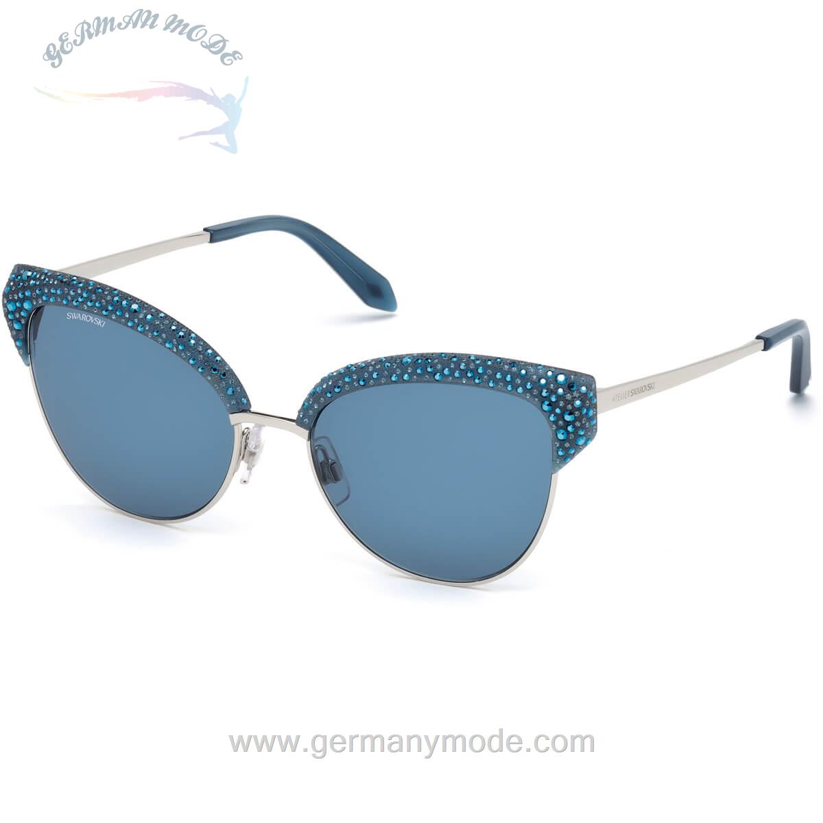 عینک آفتابی زنانه سواروفسکی (اتریش) SK164-P 90X, OPAL BLUE