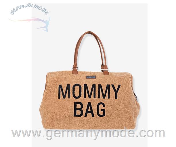 ساک کودک چایلد هوم Childhome Große Wickeltasche Mommy bag Teddyfleece CHILDHOME - beige
