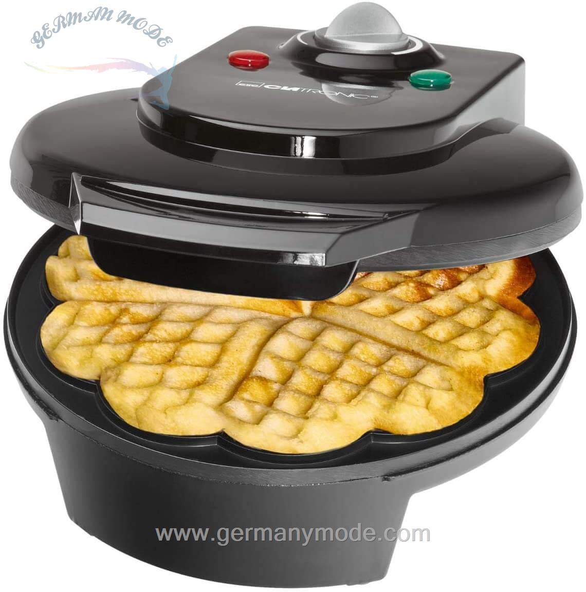 وافل ساز کلترونیک آلمان Clatronic WA 3491 BK/ Waffle Machine-1200 Watt/Schwarz