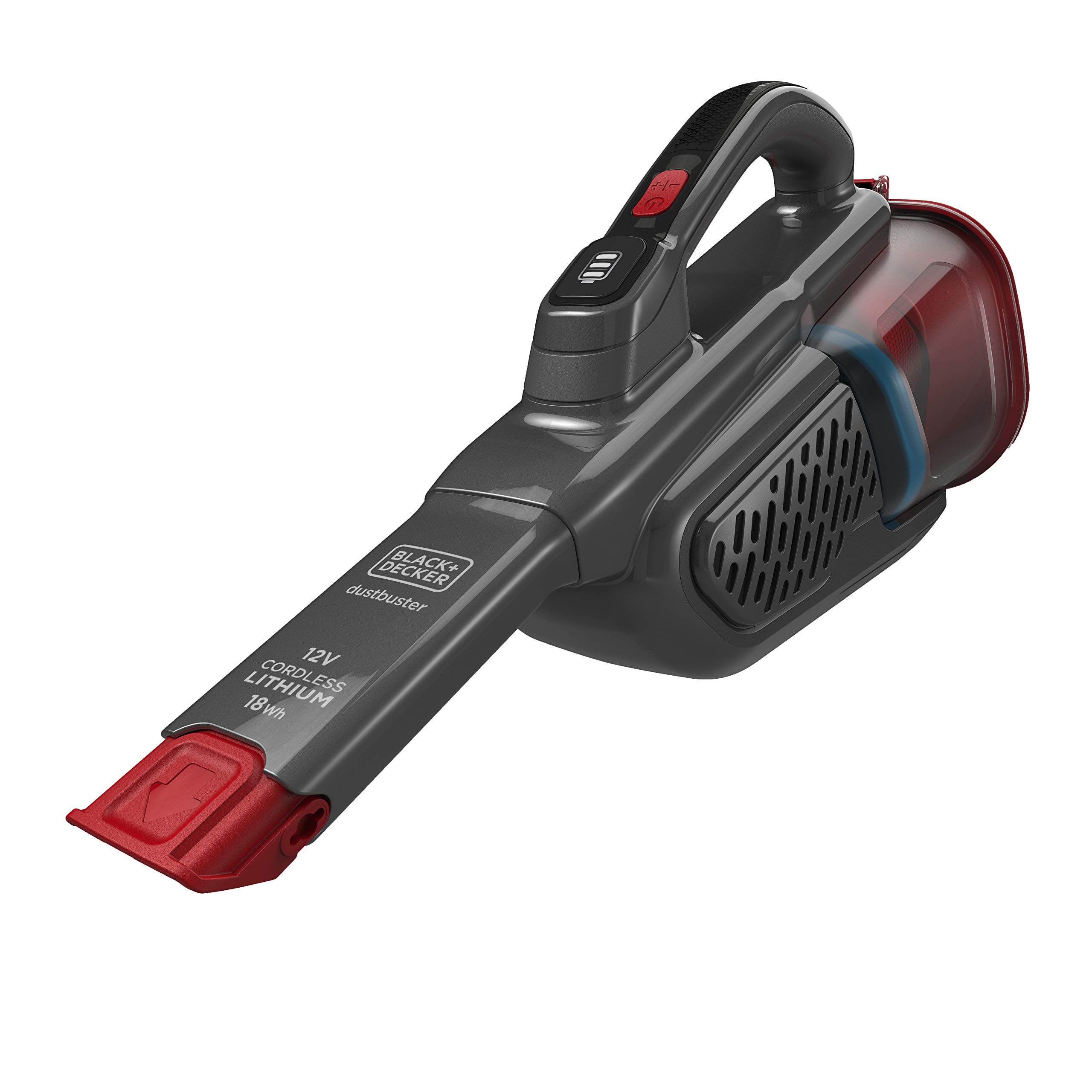جارو شارژی بلک اند دکر آمریکا BLACK+DECKER Gen 11 12V 1.5AH با جاروبرقی دستی ایستگاه شارژ، BHHV315B-QW