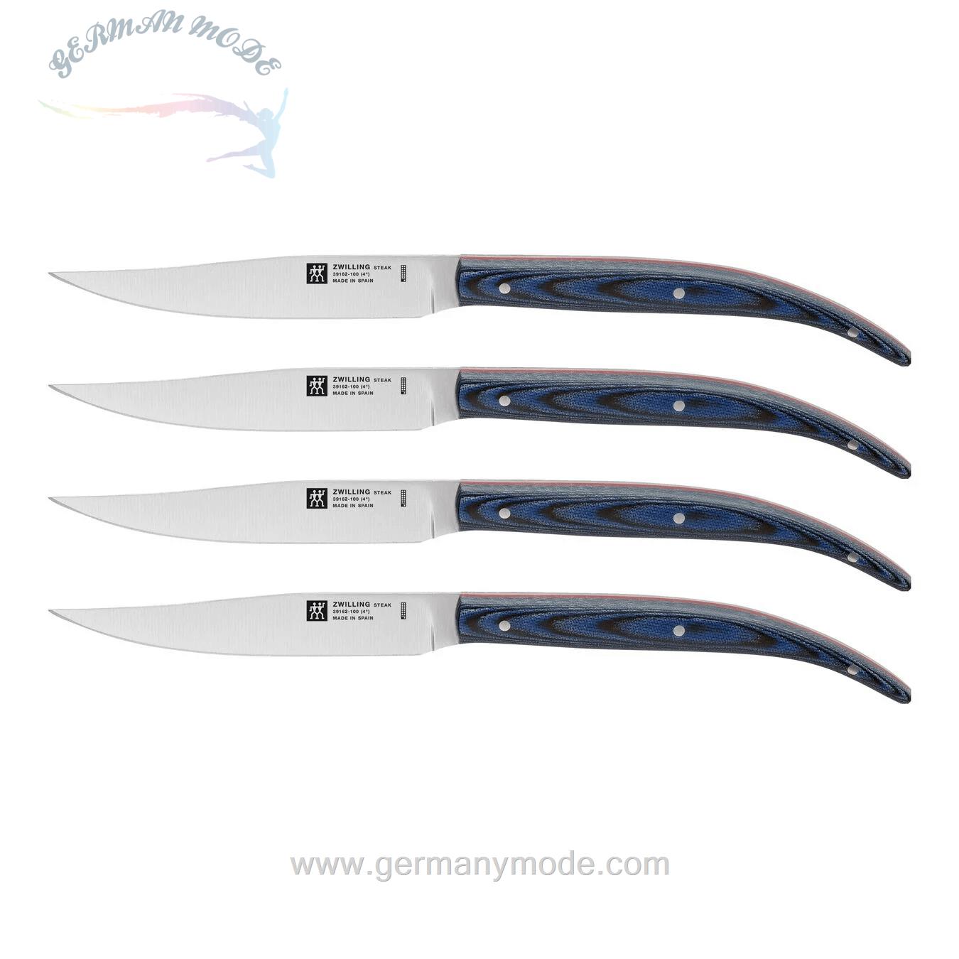 چاقو استیک ۴ عددی زولینگ آلمان ZWILLING STEAK-SETS STEAKMESSERSET 4-TLG