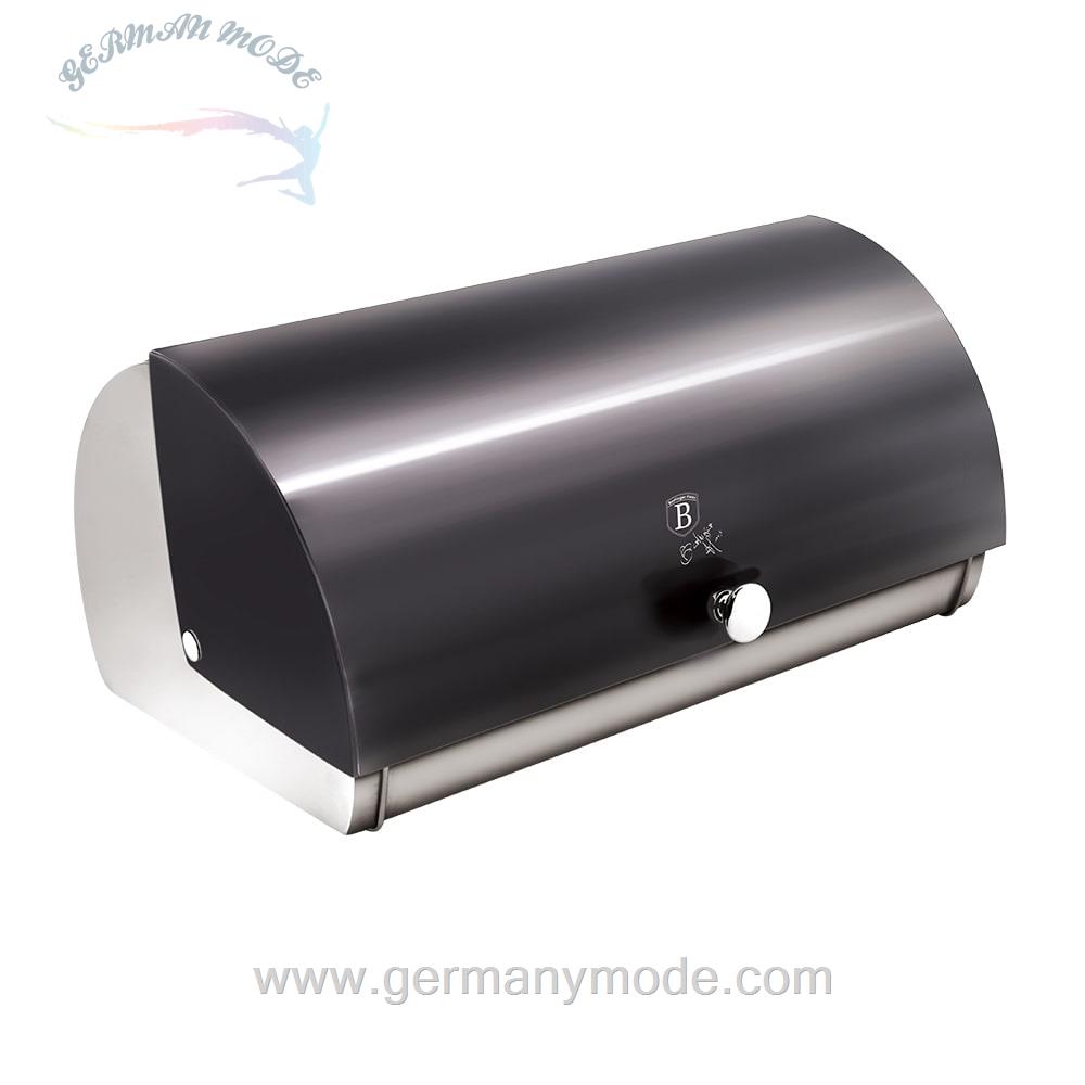ظرف نان فلزی آشپزخانه برلینگر هاوس مجارستان BERLINGER HAUS BREAD BIN BH-6717 CARBON PRO COLLECTION