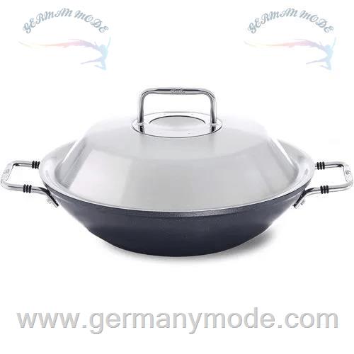 ووک درب دار 31 سانتی فیسلر آلمان Fissler Adamant Wok mit Metalldeckel 31 cm