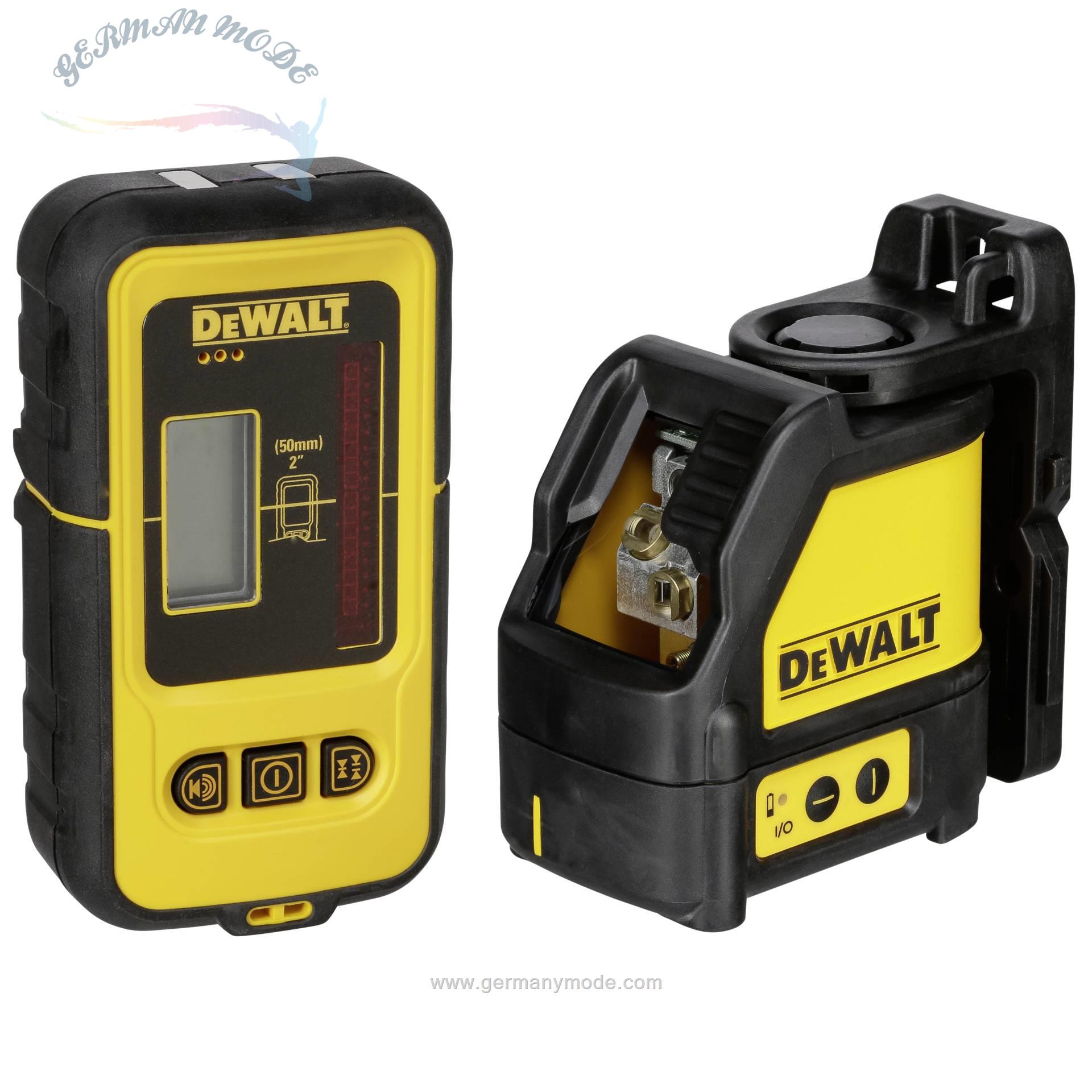 تراز لیزری تقاطعی با ردیاب دیوالت آمریکا DeWalt DW088KD-XJ Kreuzlinienlaser mit Detektor